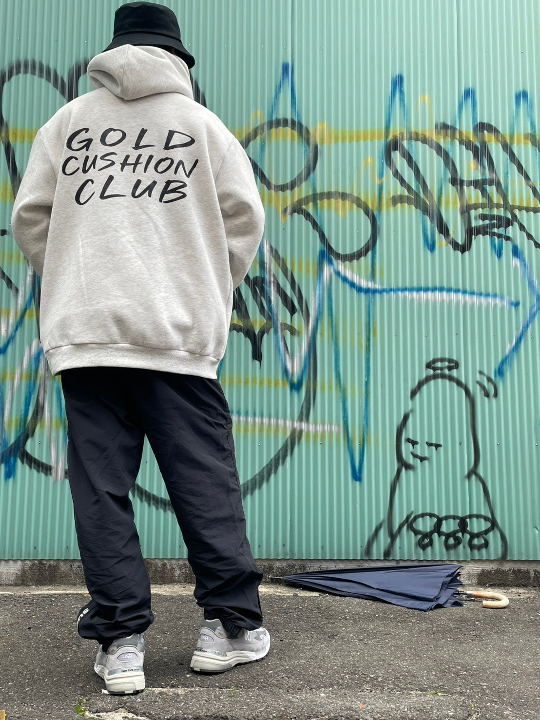 "THE ARCHIVE" HOODIE(ASH GRAY)