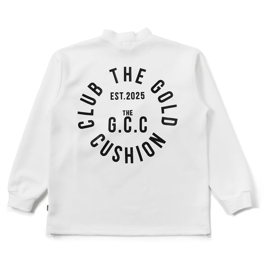 "THE CIRCLE" MOCK NECK L/S(WHITE)