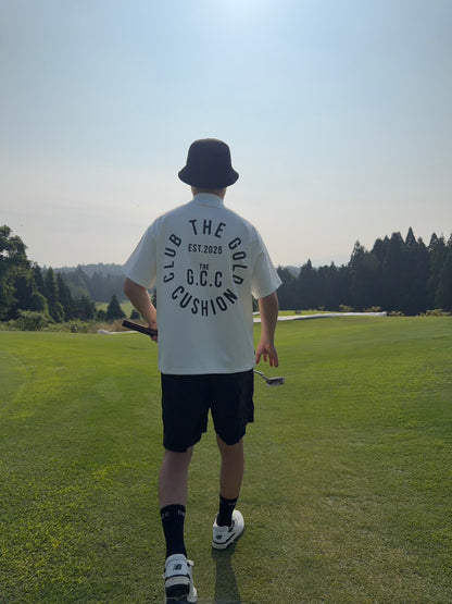 "THE CIRCLE" MOCK NECK S/S【WHITE】