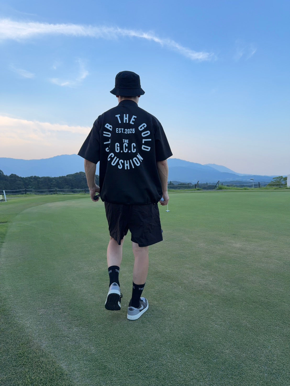 "THE CIRCLE" MOCK NECK S/S【WHITE】