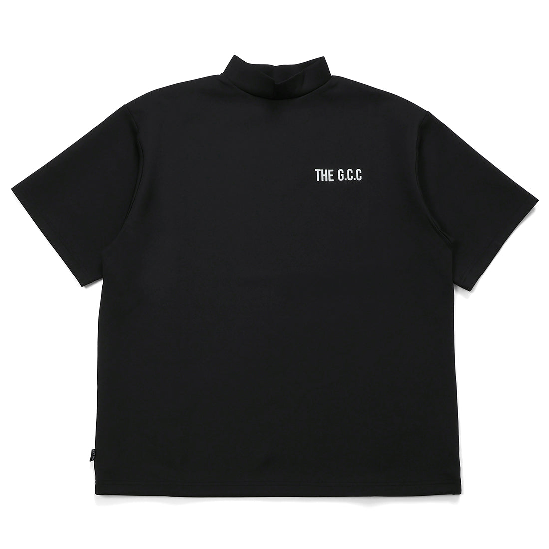 "THE CIRCLE" MOCK NECK S/S【BLACK】