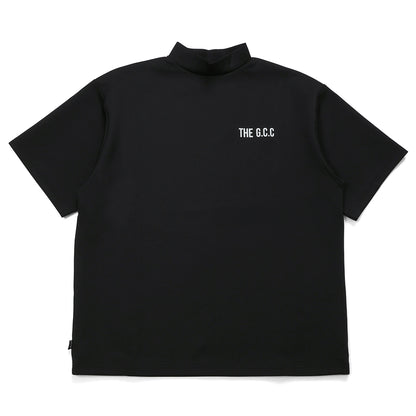 "THE CIRCLE" MOCK NECK S/S【BLACK】