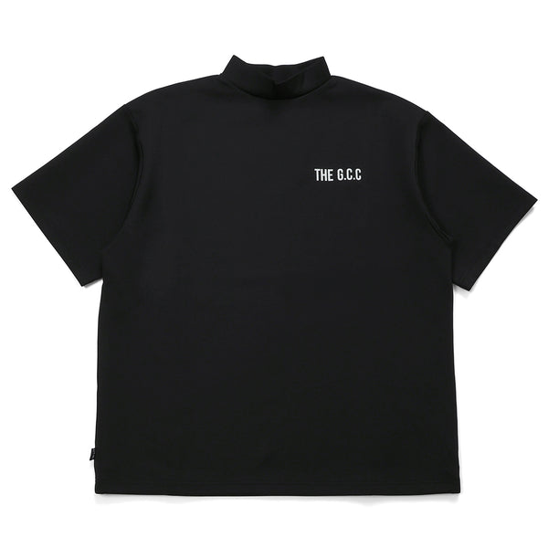 "THE CIRCLE" MOCK NECK S/S【BLACK】