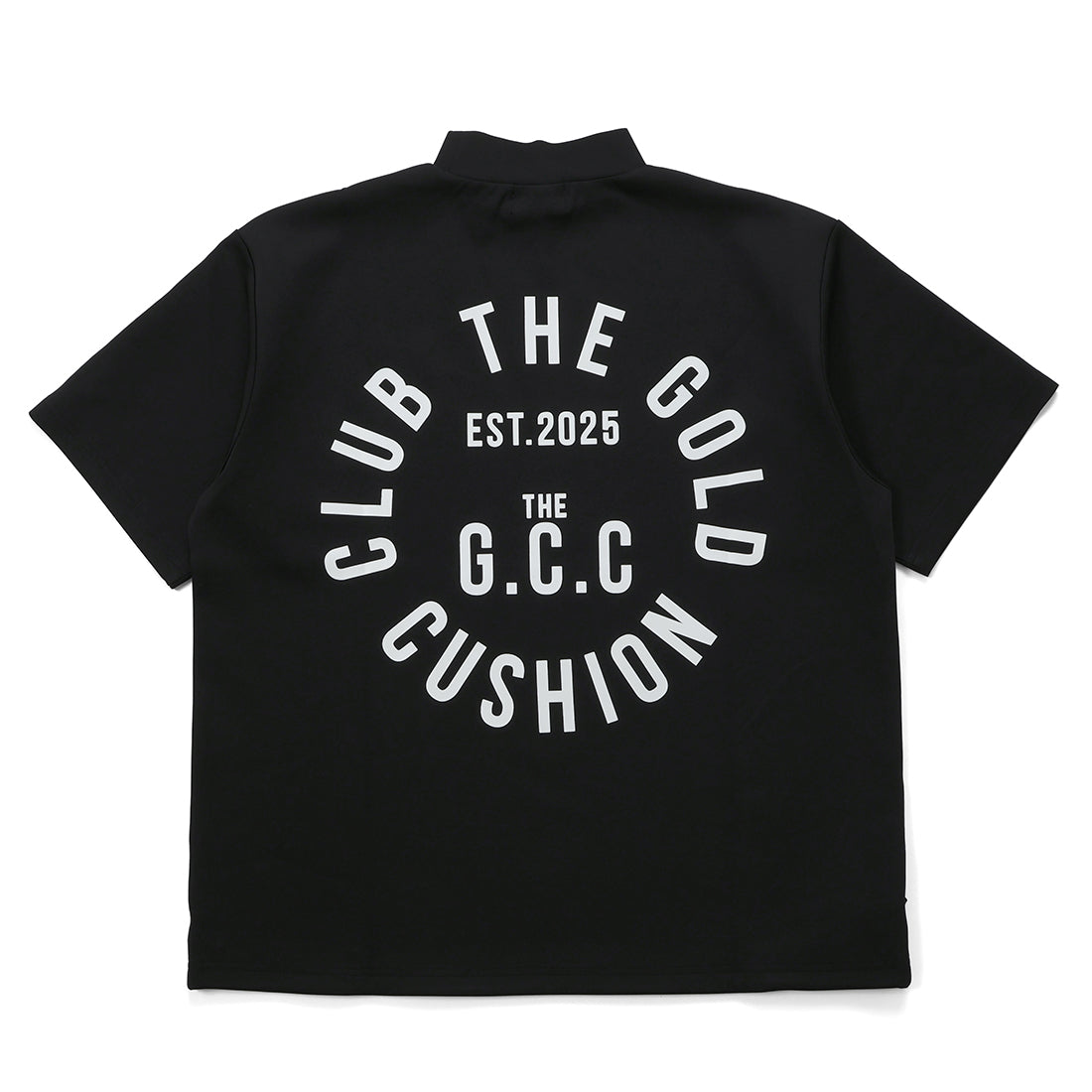 "THE CIRCLE" MOCK NECK S/S【BLACK】