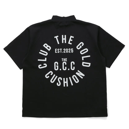 "THE CIRCLE" MOCK NECK S/S【BLACK】