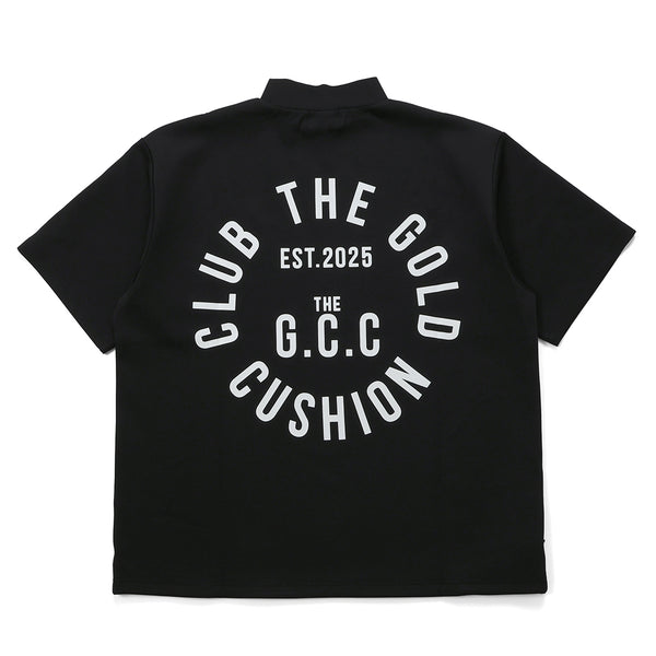 "THE CIRCLE" MOCK NECK S/S【BLACK】