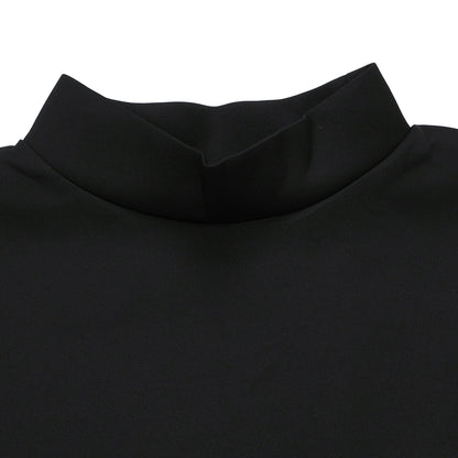 "THE CIRCLE" MOCK NECK S/S【BLACK】