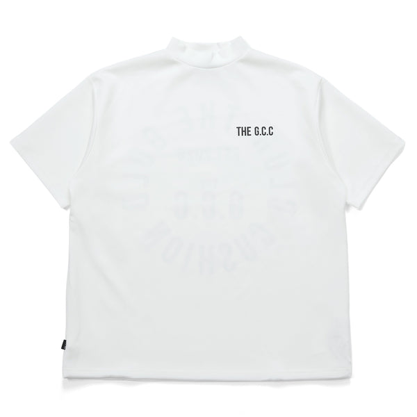 "THE CIRCLE" MOCK NECK S/S【WHITE】