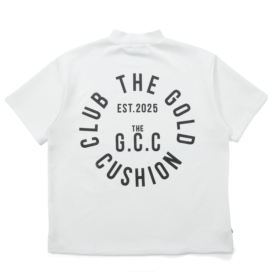 "THE CIRCLE" MOCK NECK S/S【WHITE】