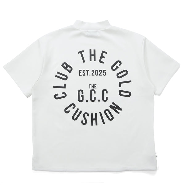 "THE CIRCLE" MOCK NECK S/S【WHITE】