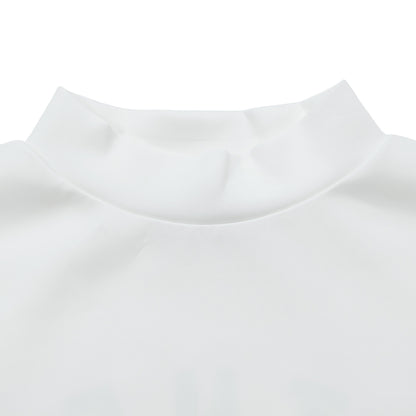 "THE CIRCLE" MOCK NECK S/S【WHITE】
