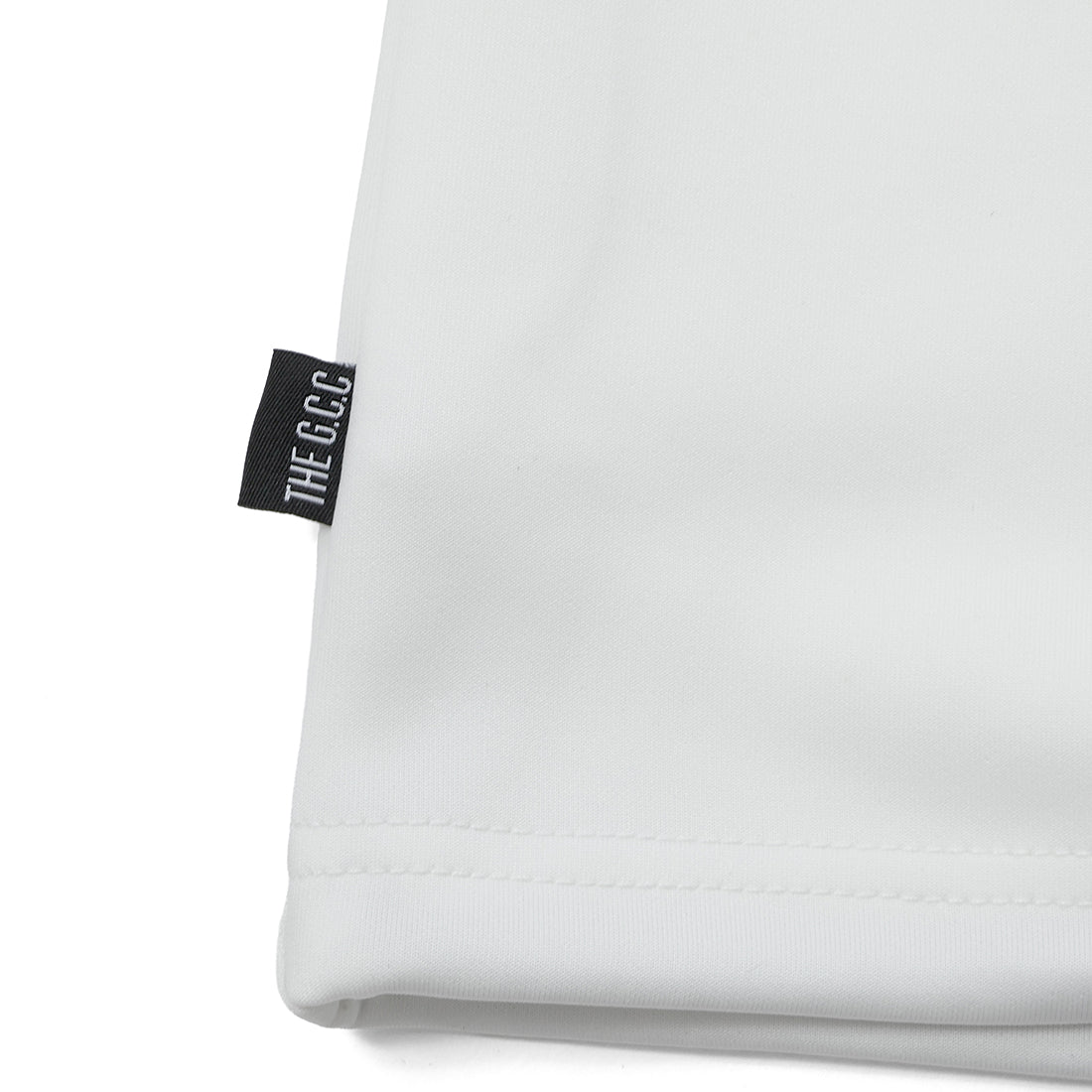"THE CIRCLE" MOCK NECK S/S【WHITE】