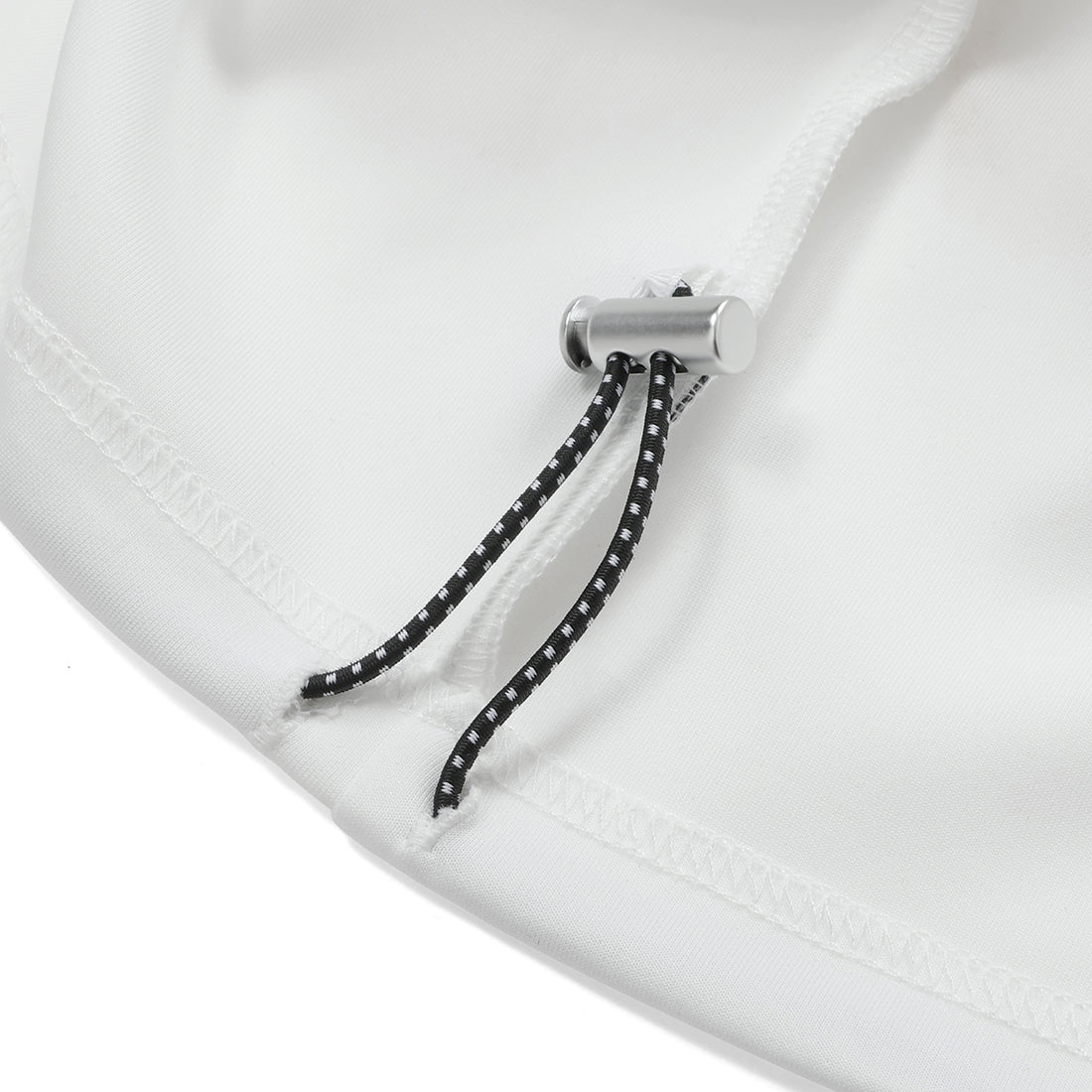 "THE CIRCLE" MOCK NECK S/S【WHITE】
